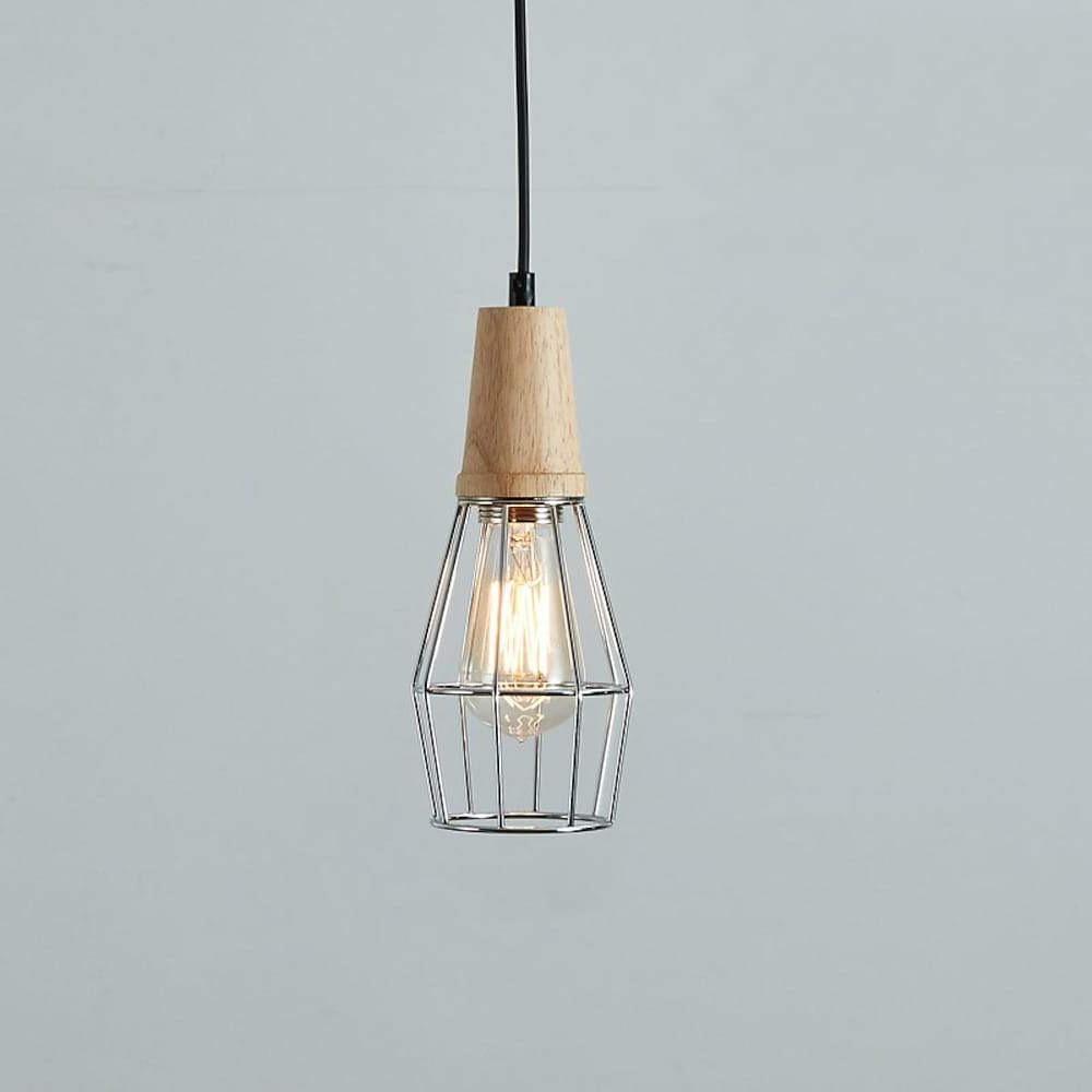 Nordic Style Vintage Lantern Pendant Light Metal Hanging Lamp for Living Room and Bedroom