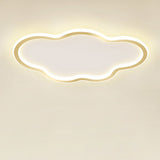 Modern Gold Arc Cloud LED Ceiling Light for Kids Bedroom and Minimalist Home Decor