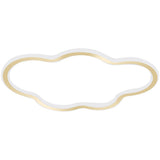Modern Gold Arc Cloud LED Ceiling Light for Kids Bedroom and Minimalist Home Decor