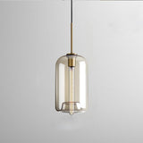 Nordic Vintage Electroplated Glass Pendant Light LED Hanging Chandelier for Kitchen Island and Dining Room