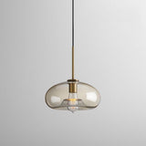 Nordic Vintage Electroplated Glass Pendant Light LED Hanging Chandelier for Kitchen Island and Dining Room