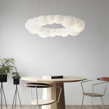 Nordic White Cloud LED Flush Mount Ceiling Light Dimmable Bubble Pendant Lighting