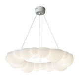 Nordic White Cloud LED Flush Mount Ceiling Light Dimmable Bubble Pendant Lighting