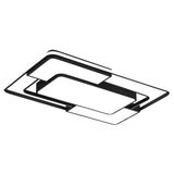 Modern Geometric Square LED Flush Mount Ceiling Light Fixture for Bedroom Living Room and Office