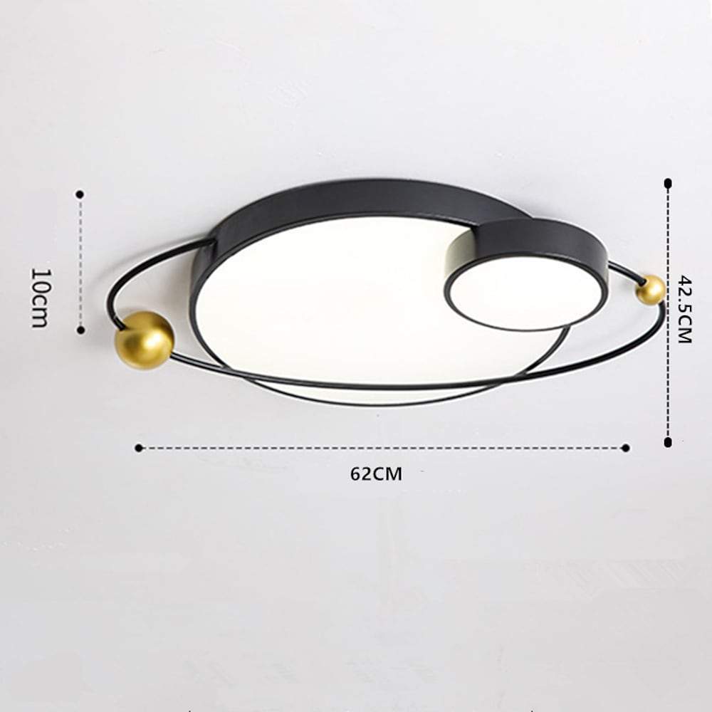 Modern Geometric LED Flush Mount Ceiling Light Dimmable Circle Globe Fixture