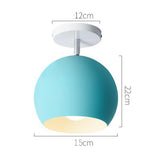 Artistic Geometric Overlapping Oval Flush Mount Metal Ceiling Light Fixture