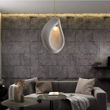 Nula Modern Resin Pendant Light Minimalist White Hanging Ceiling Lamp