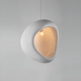 Nula Modern Resin Pendant Light Minimalist White Hanging Ceiling Lamp