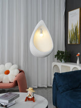 Nula Modern Resin Pendant Light Minimalist White Hanging Ceiling Lamp
