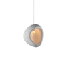 Nula Modern Resin Pendant Light Minimalist White Hanging Ceiling Lamp