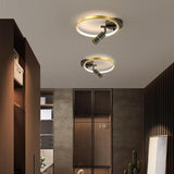 Modern Round LED Dimmable Flush Mount Ceiling Light Aluminum Circle Spotlight for Bedroom