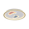 Modern Footprint Design LED Ceiling Light Nordic Metal Flush Mount for Bedroom Playroom