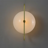 Odeon Modern Gold Wall Sconce with Half Circle Glass Shade Indoor Lighting Fixture