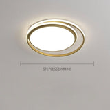Modern Round LED Flush Mount Ceiling Light for Bedroom and Living Room Minimalist Acrylic Fixture