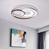 3 Ring Dimmable LED Modern Flush Mount Ceiling Light for Living Room and Bedroom