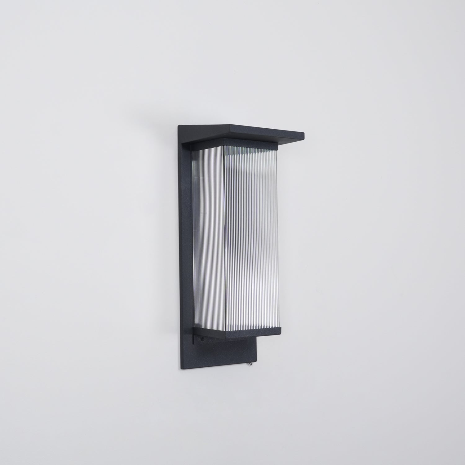 Oleron Modern Solar Powered Outdoor Wall Lamp Waterproof LED Sconce for Garden and Patio Set of 2