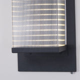 Oleron Modern Solar Powered Outdoor Wall Lamp Waterproof LED Sconce for Garden and Patio Set of 2