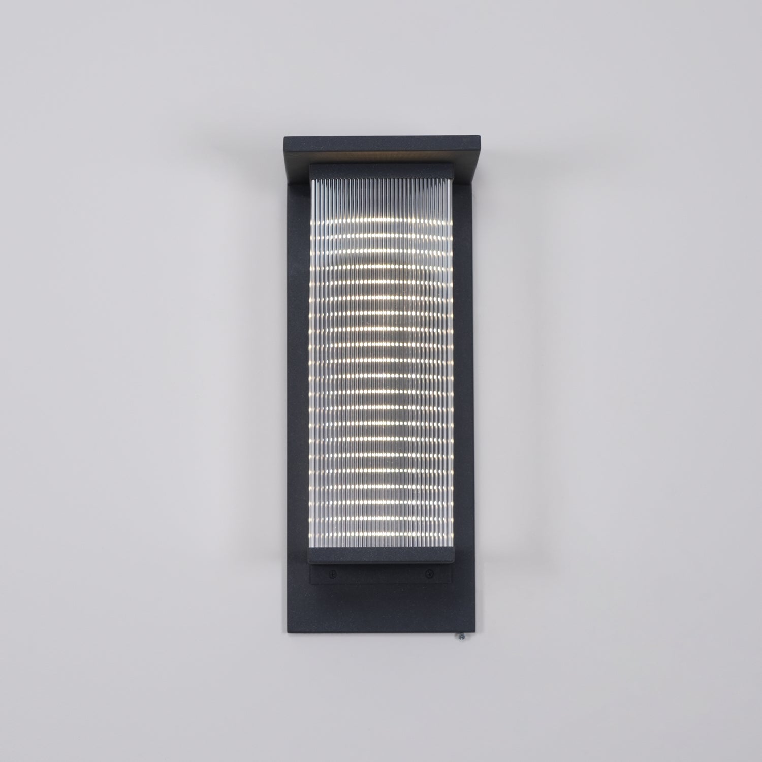 Oleron Modern Solar Powered Outdoor Wall Lamp Waterproof LED Sconce for Garden and Patio Set of 2