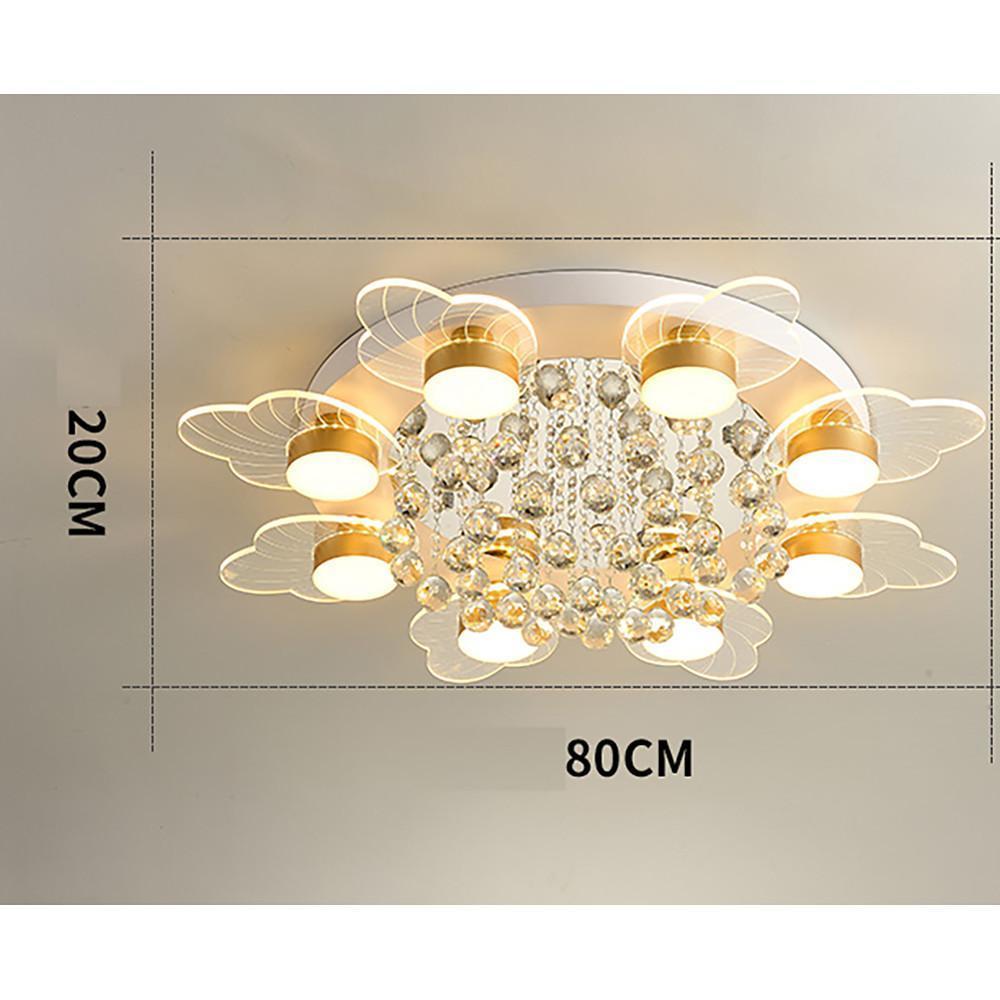 Modern Nordic Flower Shape LED Flush Mount Ceiling Light Fixture for Living Room Bedroom