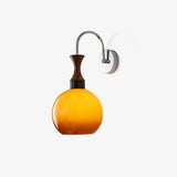 Orbique Modern Spherical Glass Globe Wall Sconce for Indoor Living Spaces