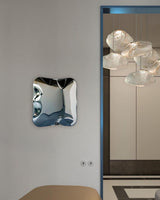 Organic Blown Glass Multi Head Pendant Light for Modern Entryway and Dining Spaces