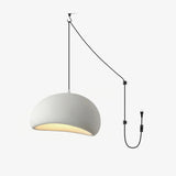 Organic Floating Cloud Swag Light Plug In Pendant Ceiling Lamp Fixture