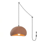 Organic Floating Cloud Swag Light Plug In Pendant Ceiling Lamp Fixture