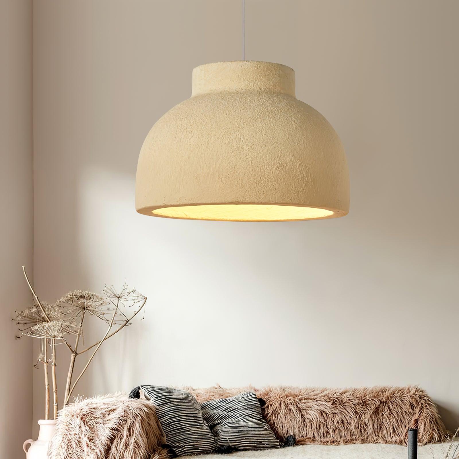 Organic Wabi Sabi Grain Drop Resin Pendant Lamp Modern Hanging Ceiling Light for Home