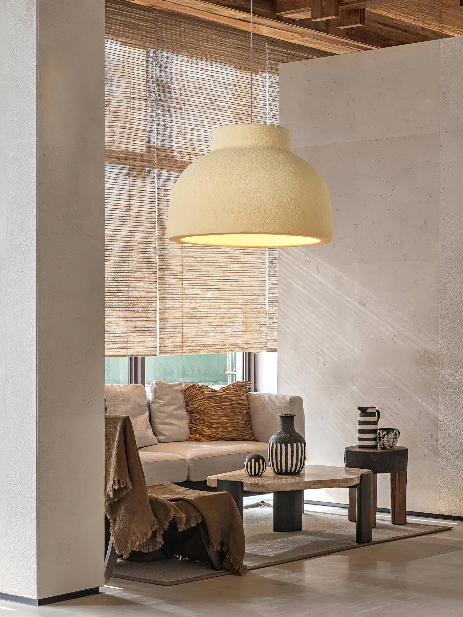 Organic Wabi Sabi Grain Drop Resin Pendant Lamp Modern Hanging Ceiling Light for Home