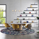 Origami Bird LED Pendant Light Modern Crane Chandelier for Dining Room and Living Space