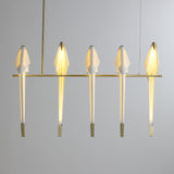 Origami Bird LED Pendant Light Modern Crane Chandelier for Dining Room and Living Space