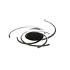 Modern Black Abstract Curve LED Ceiling Light Dimmable Nordic Flush Mount Lighting