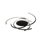 Modern Black Abstract Curve LED Ceiling Light Dimmable Nordic Flush Mount Lighting