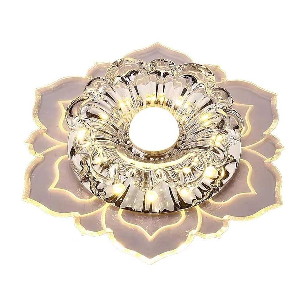 Modern Flower Shape LED Flush Mount Ceiling Light Fixture for Kids Bedroom and Nursery
