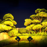 Outdoor Solar Motion Sensor Garden Lights Waterproof LED Pathway Landscape Stake Lamp