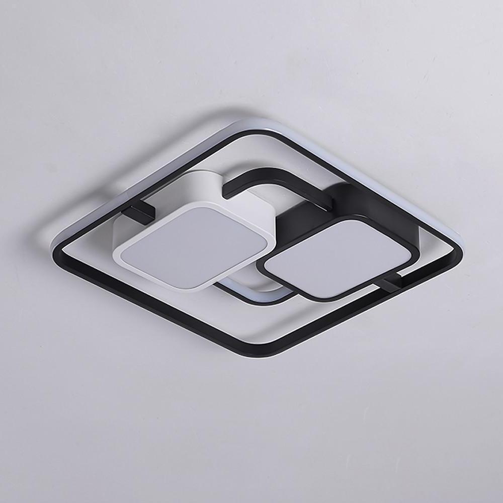 Geometric Modern Dimmable LED Ceiling Light Flush Mount Fixture