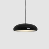Pangen Modern Glossy Aluminum Dome Pendant Light 60cm Polycarbonate Diffuser Ceiling Fixture
