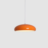 Pangen Modern Glossy Aluminum Dome Pendant Light 60cm Polycarbonate Diffuser Ceiling Fixture