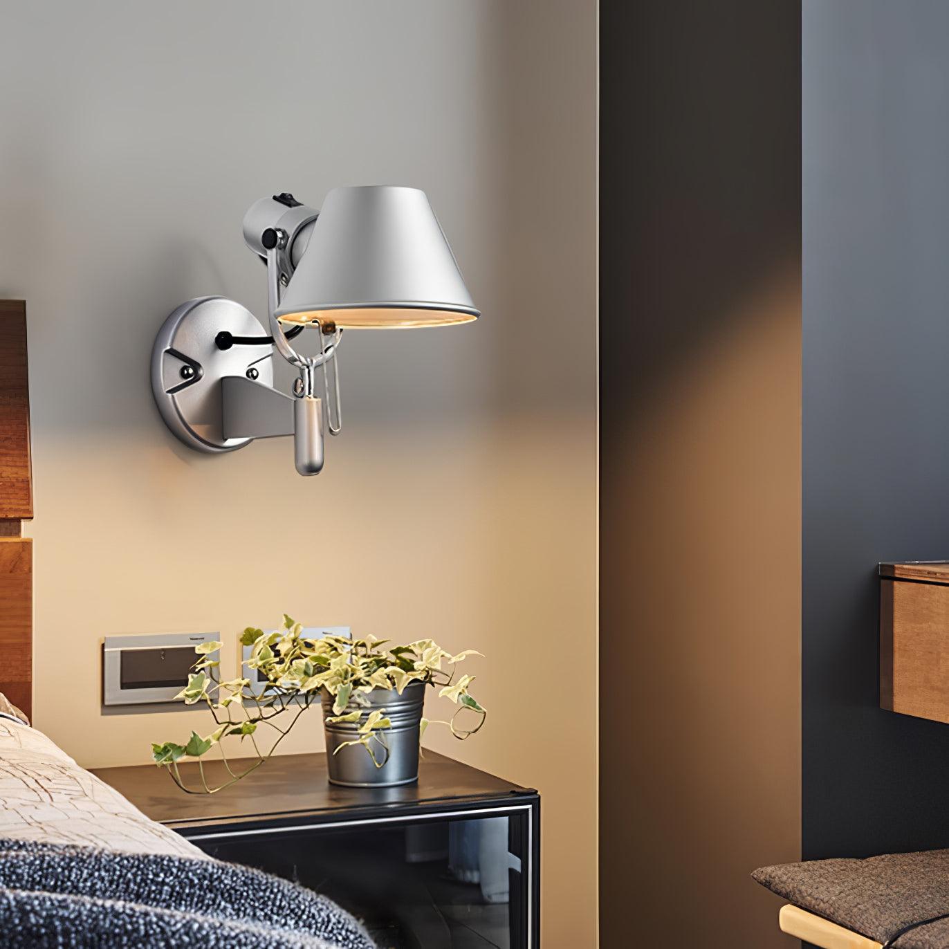 Parete Modern Adjustable Aluminum Wall Sconce Industrial Cone Shade Lighting for Office and Living Room