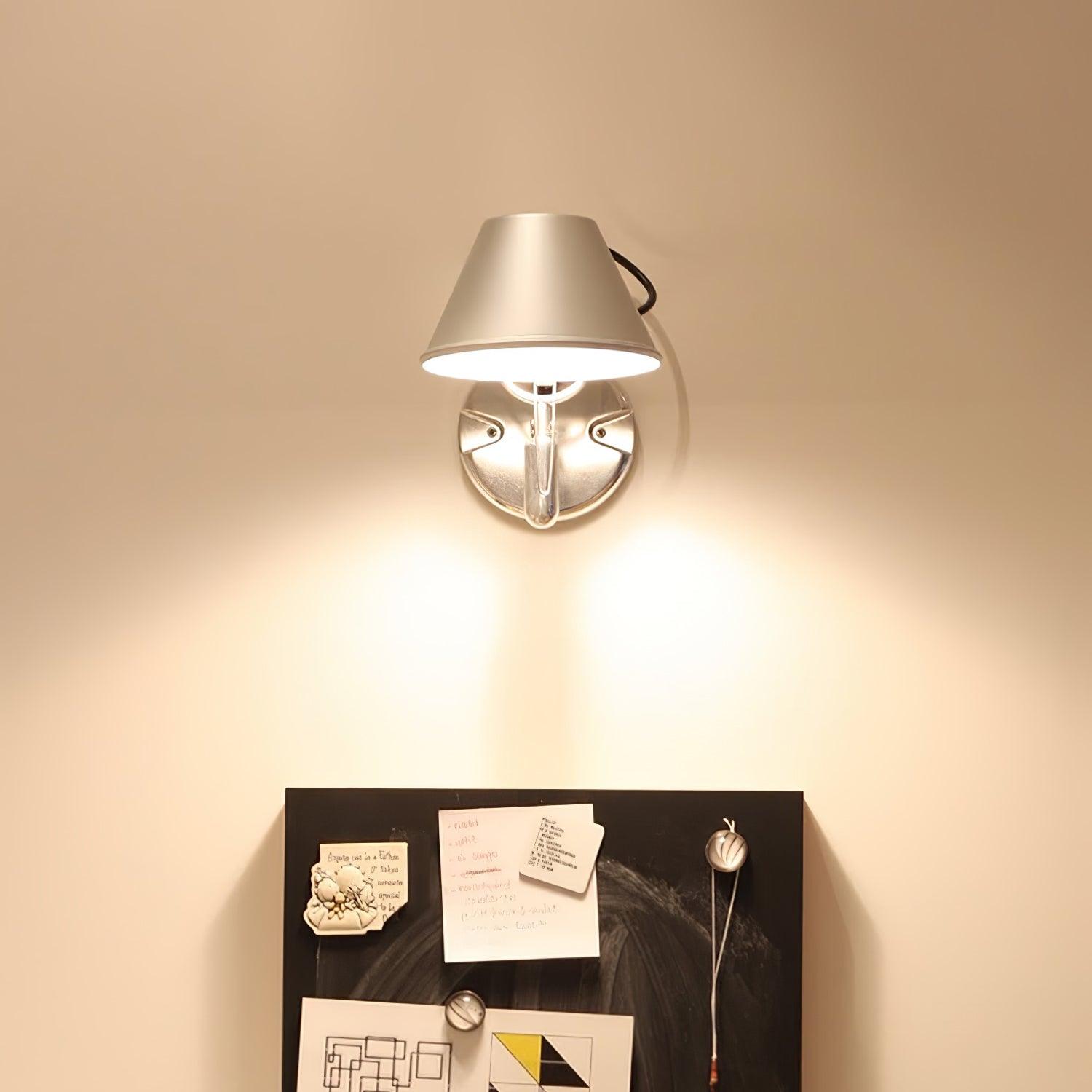 Parete Modern Adjustable Aluminum Wall Sconce Industrial Cone Shade Lighting for Office and Living Room