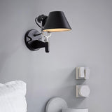Parete Modern Adjustable Aluminum Wall Sconce Industrial Cone Shade Lighting for Office and Living Room