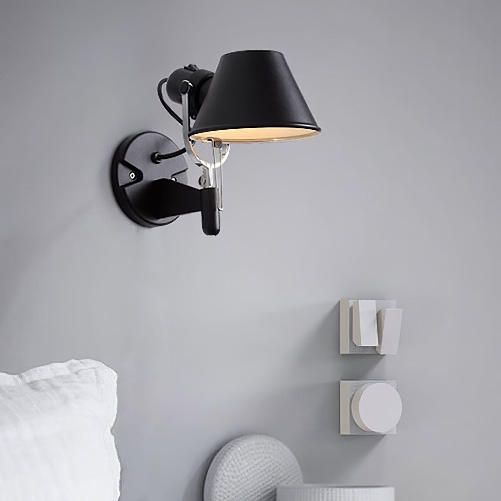 Parete Modern Adjustable Aluminum Wall Sconce Industrial Cone Shade Lighting for Office and Living Room