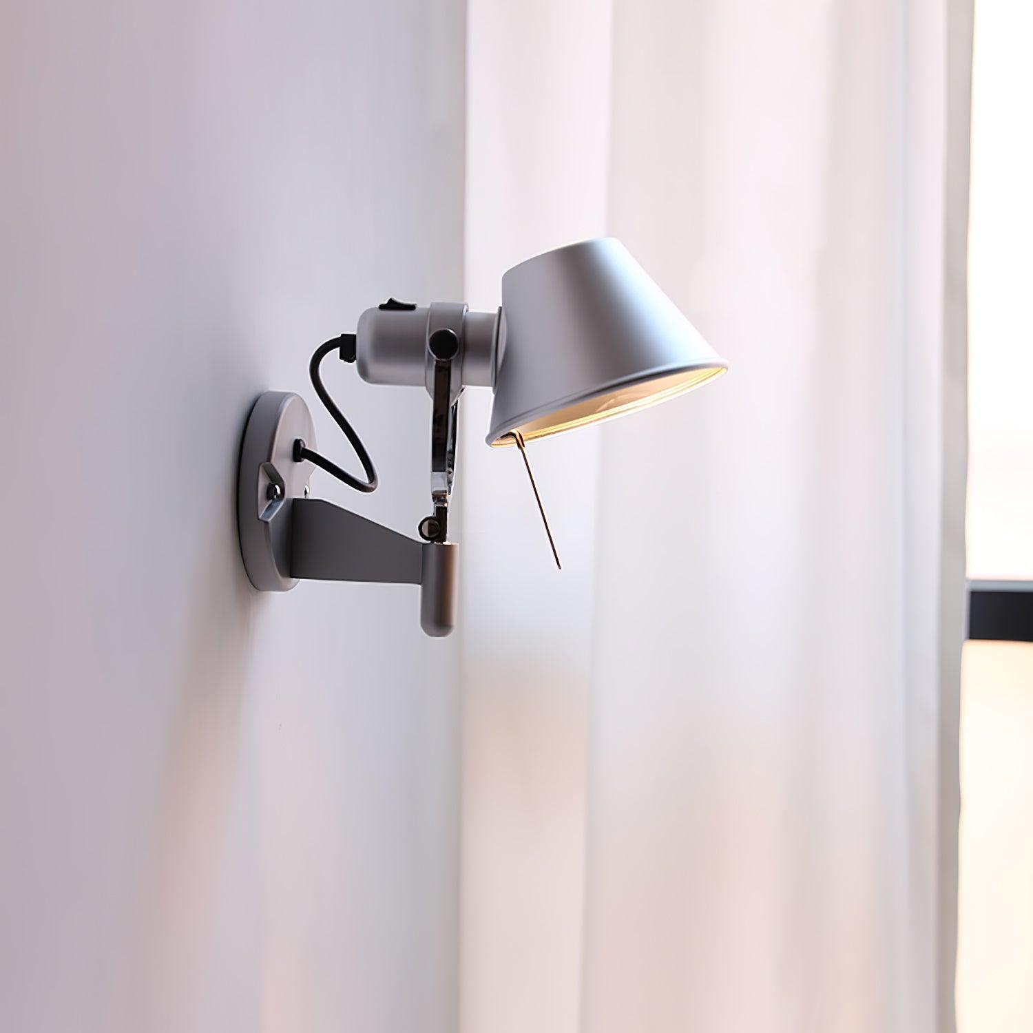 Parete Modern Adjustable Aluminum Wall Sconce Industrial Cone Shade Lighting for Office and Living Room