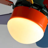 Modern 30 Inch LED Ceiling Fan Light for Kids Room with Silent Motor and Three Speed Dual Control
