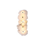 Petra Modern Alabaster Wall Sconce Gold LED Interior Light for Living Room and Bedroom