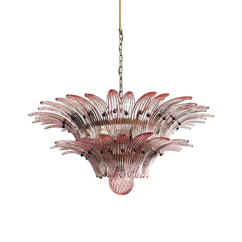pink-murano-palmette-glass-chandelier-handmade-mouth-blown-pendant-light-for-dining-room