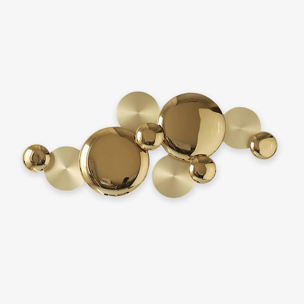 Pisco Modern Copper Gold LED Wall Sconce Luxury Interior Light for Bedside and Living Room