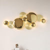 Pisco Modern Copper Gold LED Wall Sconce Luxury Interior Light for Bedside and Living Room