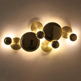 Pisco Modern Copper Gold LED Wall Sconce Luxury Interior Light for Bedside and Living Room
