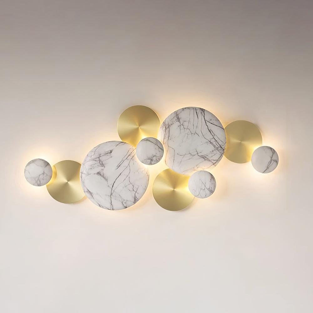Pisco Modern Copper Gold LED Wall Sconce Luxury Interior Light for Bedside and Living Room